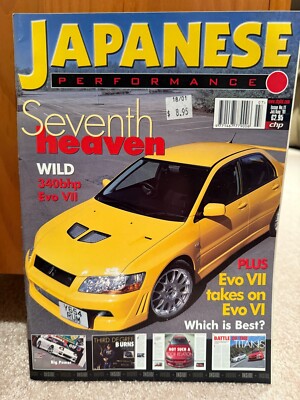 Japanese Performance Jul/Aug 2001 Issue 11 Seventh Heaven Wild 340bhp Evo VII