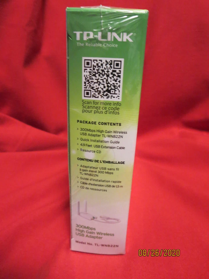 TP-LINK TL-WN822N 300Mbps HIGH GAIN WIRELESS ADAPTER BRAND NEW FACTORY SEALED - Image 3 of 4