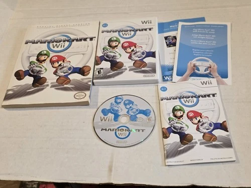 New ListingMario Kart Wii 2008 Complete with Manual, CIB, W/ Guide Book