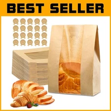 Durable 200 Pcs Bread Storage Bags - Perfect for Sourdough, Pastries & Snacks