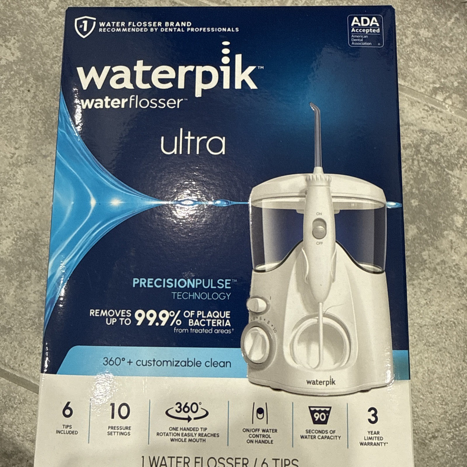 Ultraflosser Waterpik Ultra Water Flosser White WP-100W NEW