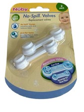 Nuby No Spill Valves Lot 2 New in package replacement