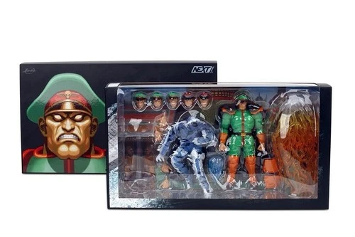 Jada Toys - Ultra Street Fighter II - M Bison (Green Player Two) SDCC