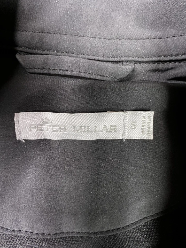 Pullover de golf Peter Millar cremallera completa para mujer pequeño negro Arkansas Razorbacks Foto 4 de 4