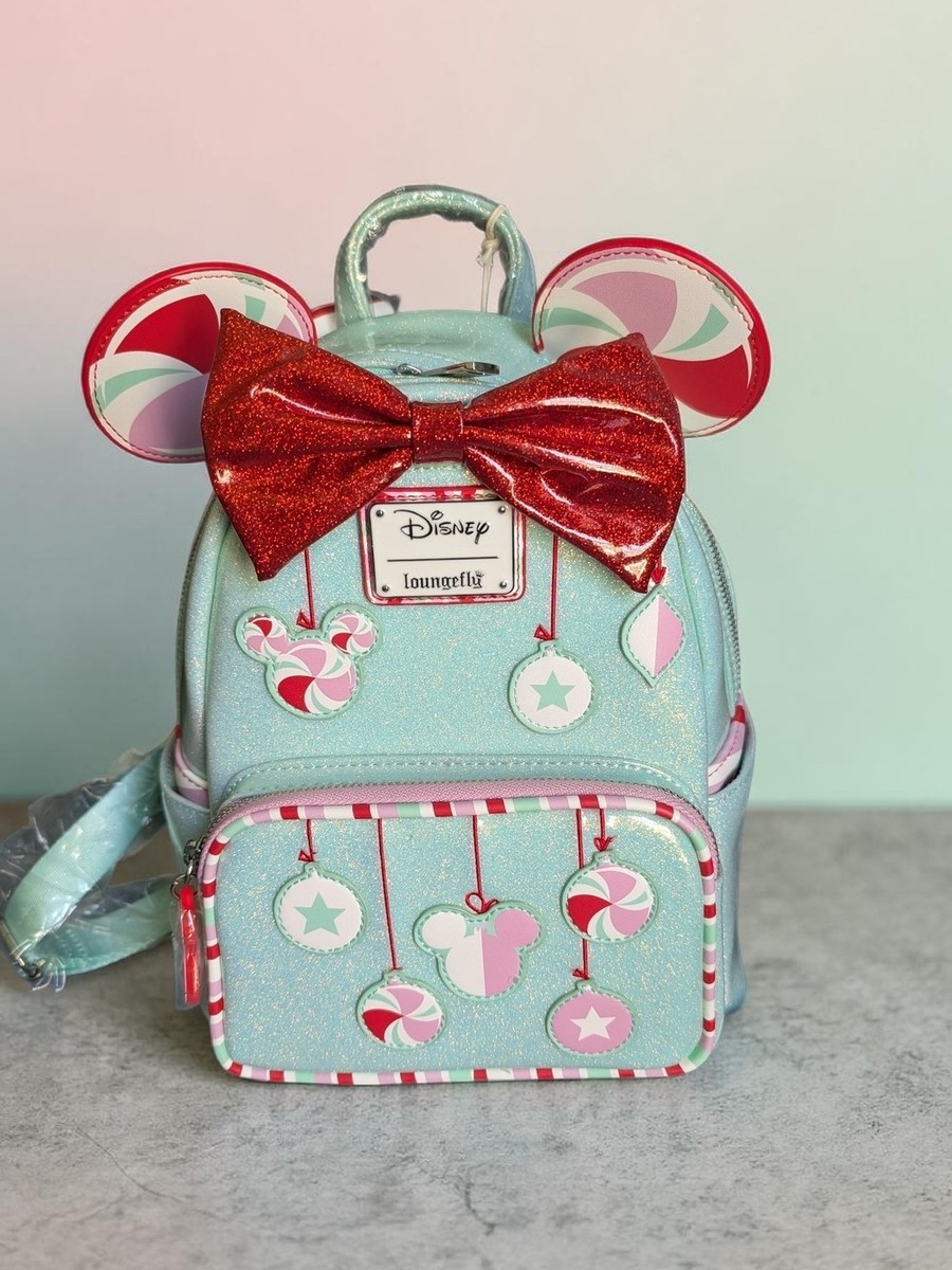 Loungefly Disney Minnie Holiday Peppermint Ornaments Mini  display picture 2