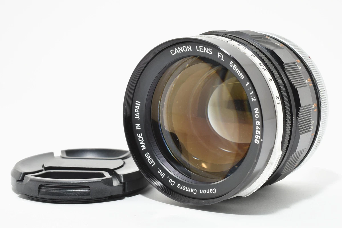 Examen rapide de l'OBJECTIF CANON FL 58mm 1:1.2 Canon Camera Co., INC. (version 1964) | Content