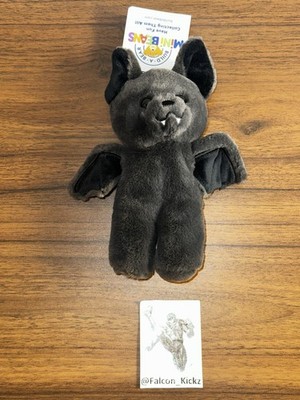 Build-A-Bear Mini Beans Black Bat Halloween 2026 Plush 7  NWT SHIPS TODAY
