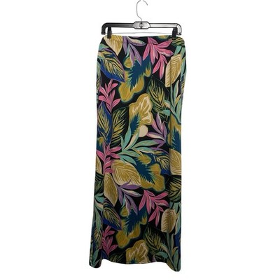 JOLIE & JOY Woman s Floral Tropical Long Maxi Skirt Size 1x Modest ￼