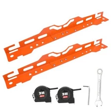2 Pcs Toe Alignment Tool Plates, Wheel Alignment Tool Plate with 2Pcs Tape 
