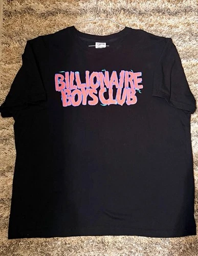 Billionaire Boys Club Men's 2XL Black Astronaut Logo Graphic Cotton Crew Tee - product listing photo