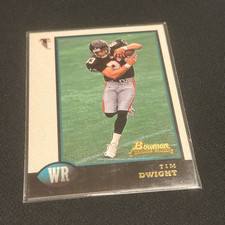 Bowman 1998 Tim Dwight #15 Atlanta Falcons NFL Football Card
