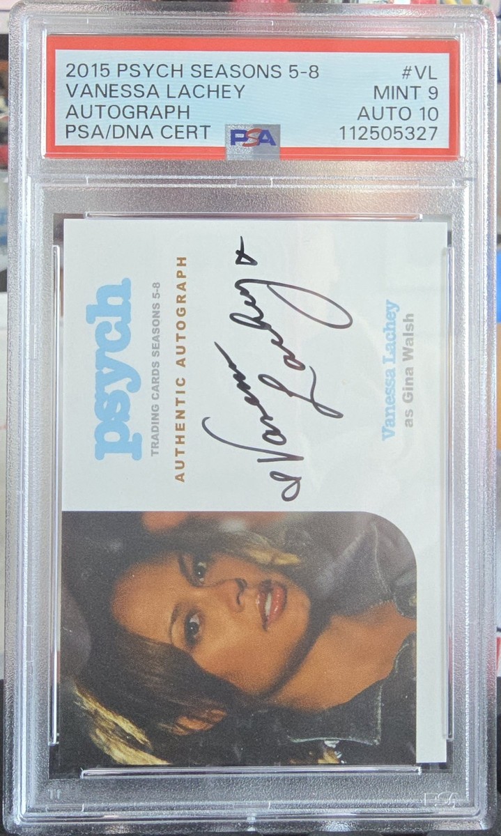 PSA 9 2015 PSYCH VANESSA LACHEY ON CARD AUTO is PSA 10 #VL (G86