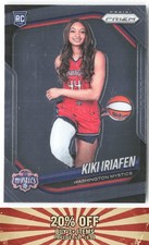 2025 Panini Prizm WNBA #149 RC Kiki Iriafen Washington Mystics