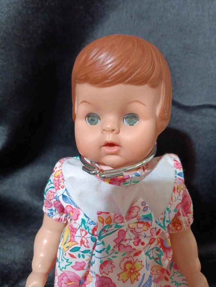 Muñeca Drink And Wet 1965 vintage 10", ojos abiertos y cerrados, vinilo, plástico duro Foto 2 de 4