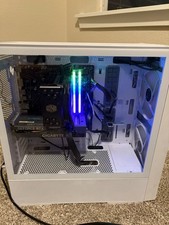 Cooler Master White Gaming Tower Desktop PC RTX 3050 8gb 32 ram i5-10400f
