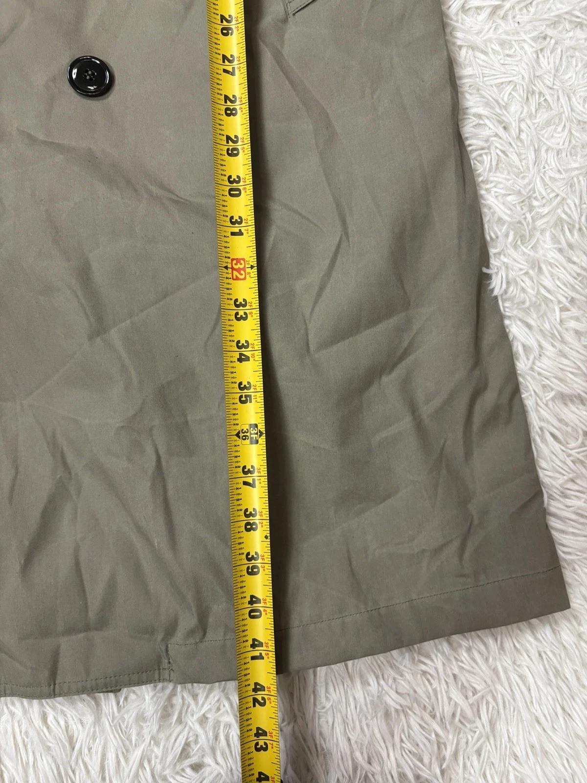 US Military All Weather Trench Coat American Apparel Valor Collection 42S Liner image 3