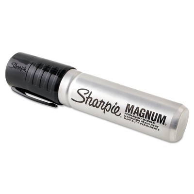 44001BX Magnum Permanent Marker, Black, 12/Box
