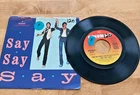 PAUL MCCARTNEY MICHAEL JACKSON SAY SAY SAY/ODE TO A KOALA BEAR W/PS Tested VG++