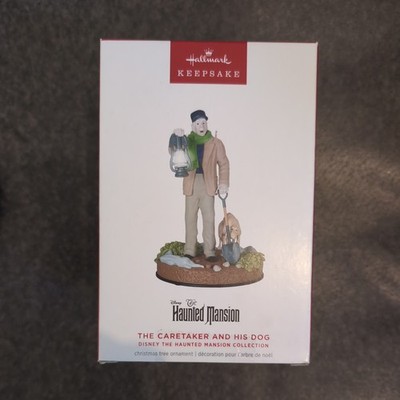2024 Hallmark Keepsake Ornament The Caretaker And His Dog Disney Haunted Mansion