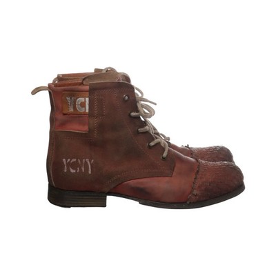 Yellow Cab, Schnürstiefel, Größe: 41, Yellow Cab Vegas, Rot, Leder, Damen #PsA