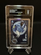 2024 Bowman Chrome Junior Caminero GEM MINT 10 Refractor Rookie Card #BAI20 Rays. rookie card picture