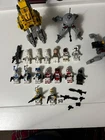 Lego star wars minifigure lot and builds/accessories!