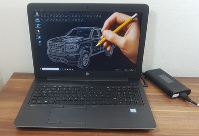 High End HP ZBook 15 G3 Quad Core i7-6700HQ 24GB 525GB SSD FHD Quadro M2000M 4GB