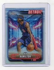 2024-25 Topps Chrome #65 Rip Hamilton Pink Basketball Refractor