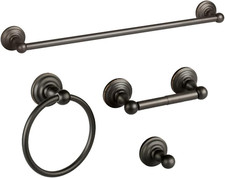 Calisto 4-Piece Bathroom Accessory Set in Elegant Oil Rubbed Bronze