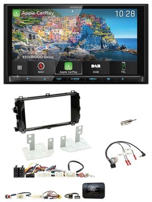 Kenwood Bluetooth Lenkrad 2DIN USB TMC DAB Navigation für Toyota Auris 2013-2015