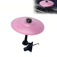 Car Cymbal Air Vent Symbol Drum Crash for Dash, 5.5  5.4inch, Matte Pink