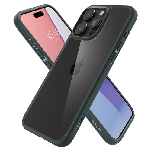 For iPhone 15/ Pro/ Max/ Plus Case SPIGEN Ultra Hybrid Clear Bumper Hard Cover - Picture 103 of 165