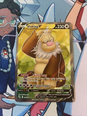 Slaking V (Full Art) 077/078 Pokémon GO Holo