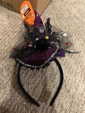 Halloween Purple Witch s Hat Headband