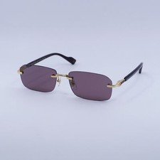 New Gucci GG1221S 002 Gold/Havana/Brown 56-16-140 Sunglasses