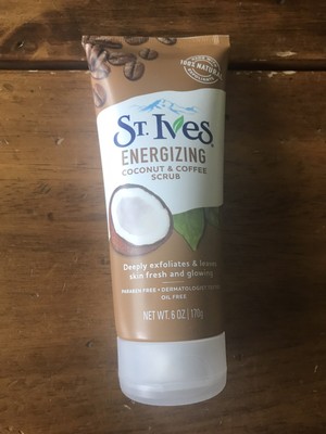 New St. Ives Scrub Coconut & Coffee Energizing 6 Ounce