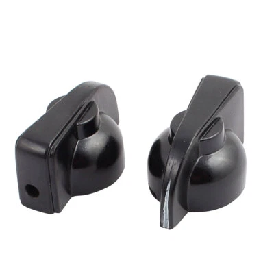 2 Stück Kunststoff 6mm Schaftdurchmesser Volumen Knopfkappe für Potentiometer - Bild 1 von 2
