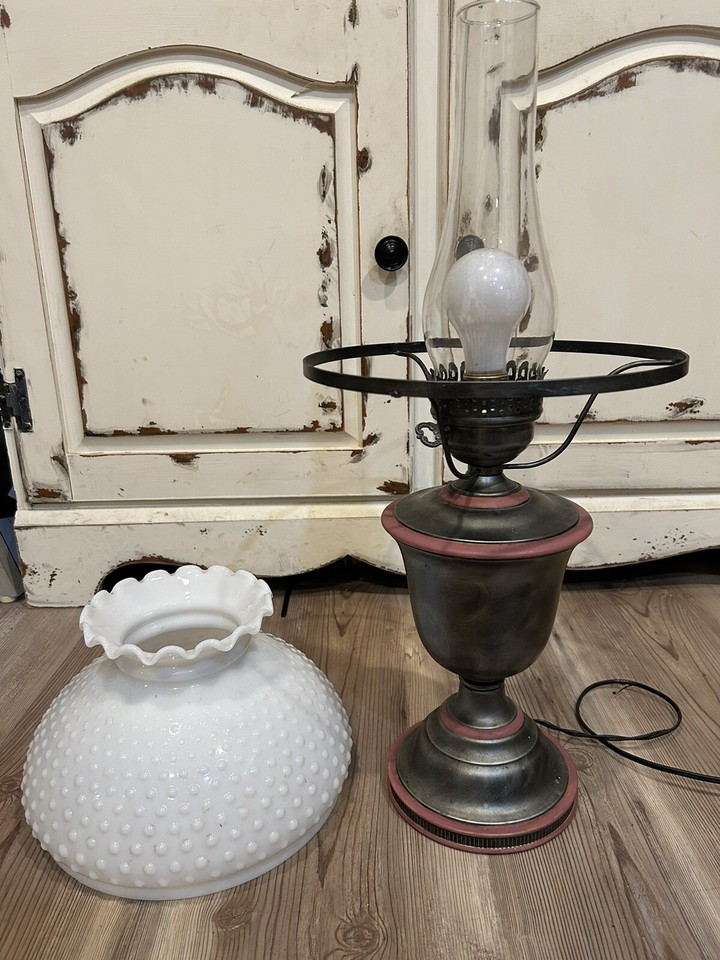 vintage antique brass table lamps eBay