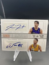 Jimmer Fredette Evan Fournier 2012-13 Panini National Treasures Dual Autos /99