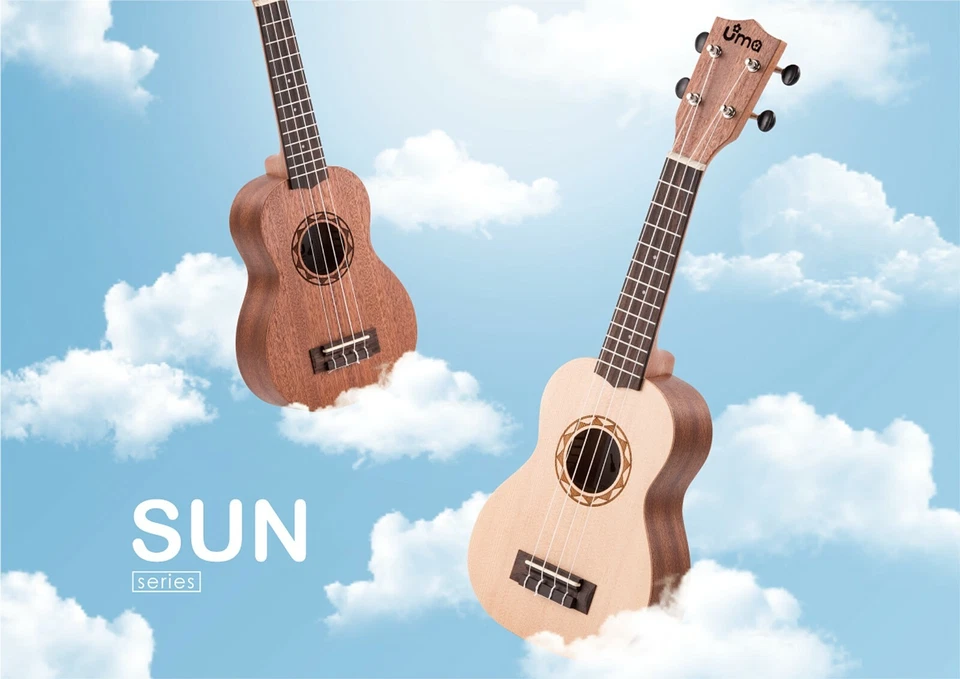 Uma Ukelele Tallado Serie UK-SUN Soprano Con Bolsa de Concierto Foto 4 de 4