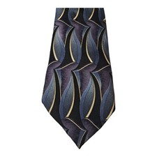 Vintage Essante Men  s Tie Geometric Imported Silk 3.5 x 60 Classic Workwear USA