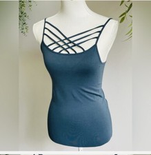 Women's Long Camisole Tank Tops Top Layering Casual Basic Cami Plain One Size
