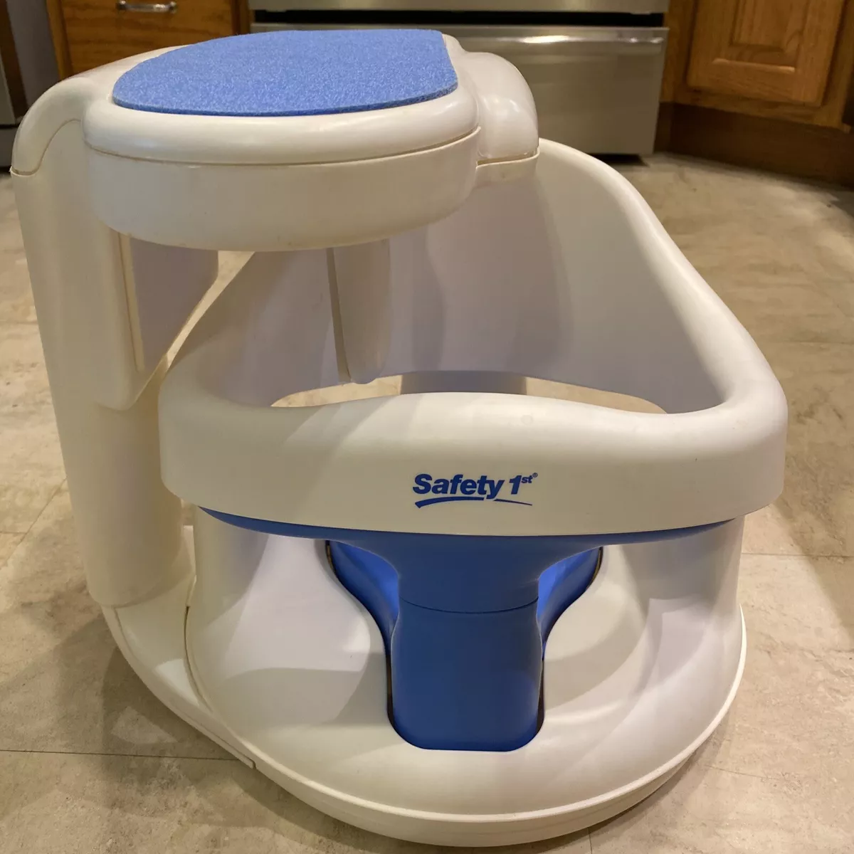 Safety 1st Tubside Baby Bath Seat Swivel White Over Edge