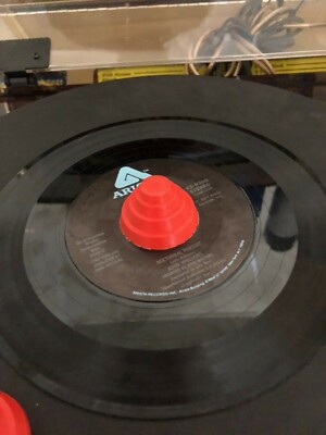 DEVO Inspired 45 RPM 7'' Record Adapter & LP Album Topper