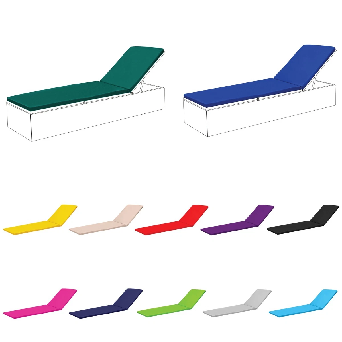 Replacement sun 2024 lounge cushions