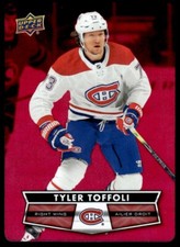 2021-22 Upper Deck Tim Hortons Red Die Cut Tyler Toffoli Montreal Canadiens