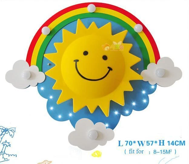 Солнце радуга светодиодный потолочный свет подвеска лампа освещение ребенка C 10 - Изображение 4 из 4