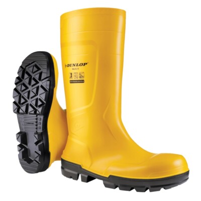 Dunlop Sicherheitsstiefel Work-it full safety S5 gelb Gummistiefel (Protomaster)