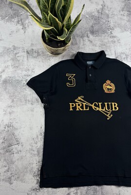 Polo Ralph Lauren PRL CLUB ポロシャツ M Vintage Polo Ralph Lauren PRL Club Y2K Hip Hop 90S Chief Keef