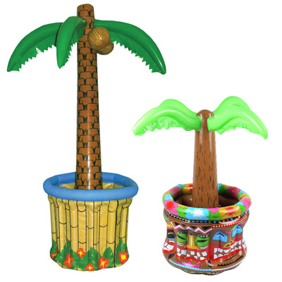 Aufblasbare Getränke Kühler Hawaiianische Palme Garten Sommer Strand Pool Party Requisite